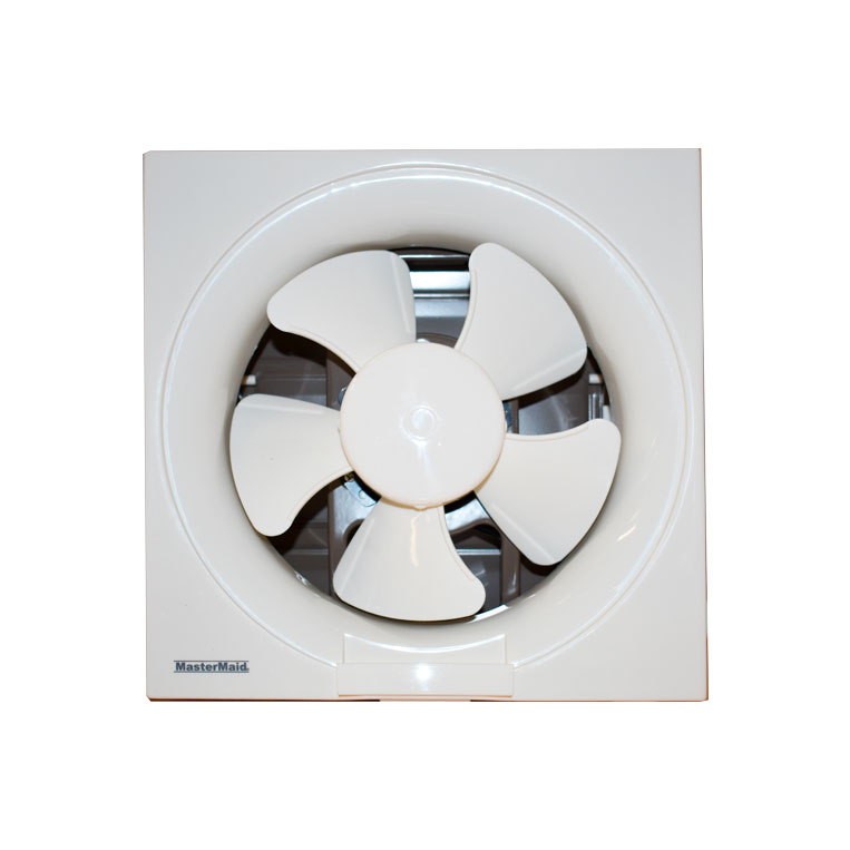 EXTRACTOR-AIRE (8PULG) HELICOIDAL MASTERMAID 295 x295 x101MM (65265) 28W BLANCO
